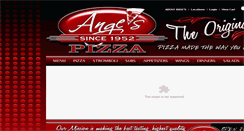 Desktop Screenshot of angespizza.com